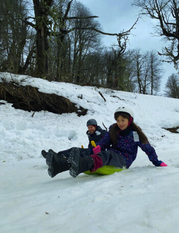 Aventura en la Nieve: Trineos y Culipatin en Piedras Blancas con Traslado